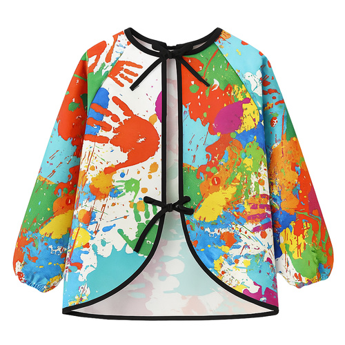 KRUZZEL Waterproof Children's Apron – For Painting, Cooking & Creative Fun (Ages 4–6) (WNDR26122) - Image 9