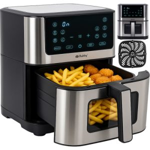 RUHHY XXL Air Fryer 8L – Healthy Cooking, Maximum Capacity, Zero Guilt (WNDR25512)