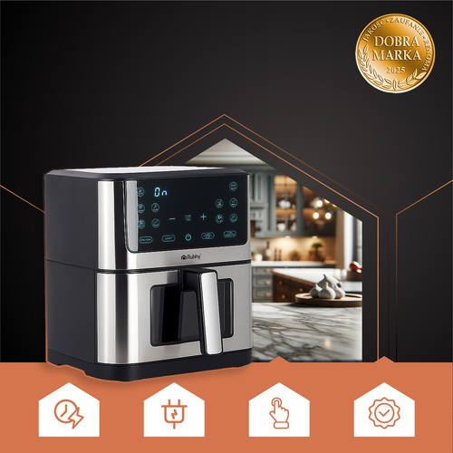 RUHHY XXL Air Fryer 8L – Healthy Cooking, Maximum Capacity, Zero Guilt (WNDR25512) - Image 19