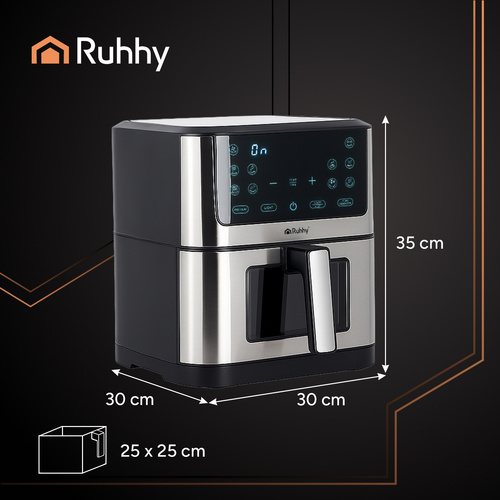 RUHHY XXL Air Fryer 8L – Healthy Cooking, Maximum Capacity, Zero Guilt (WNDR25512) - Image 5