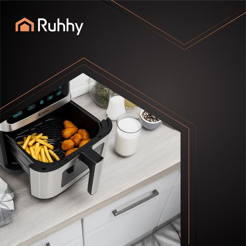 RUHHY XXL Air Fryer 8L – Healthy Cooking, Maximum Capacity, Zero Guilt (WNDR25512) - Image 8