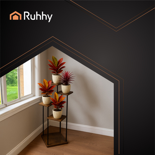 RUHHY 5-Tier Loft Standing Flower Stand – Vertical Elegance for Your Green Space (WNDR25998) - Image 9