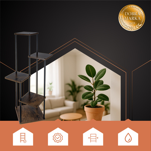 RUHHY 5-Tier Loft Standing Flower Stand – Vertical Elegance for Your Green Space (WNDR25998) - Image 11