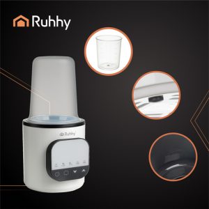RUHHY 5in1 Bottle Warmer – Multifunctional Heating, Sterilizing & Defrosting for Baby Care (WNDR25962)