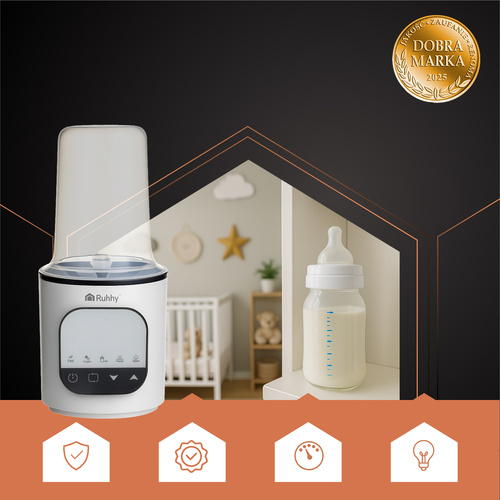 RUHHY 5in1 Bottle Warmer – Multifunctional Heating, Sterilizing & Defrosting for Baby Care (WNDR25962) - Image 3