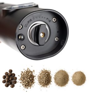 RUHHY Electric Pepper and Salt Mill Set (2 pcs) – Style, Precision, and Full Flavor (WNDR25558)