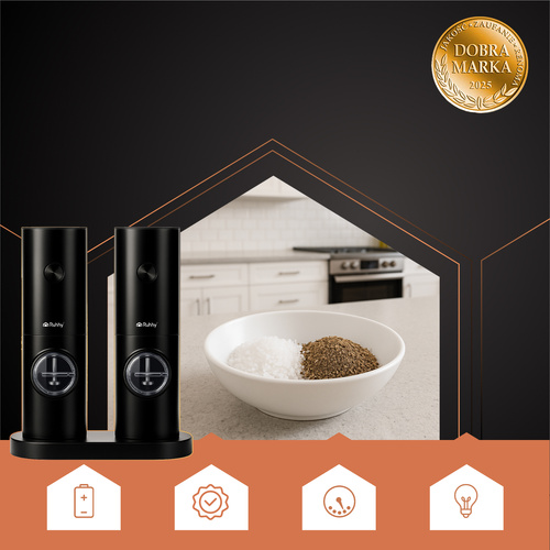 RUHHY Electric Pepper and Salt Mill Set (2 pcs) – Style, Precision, and Full Flavor (WNDR25558) - Image 8