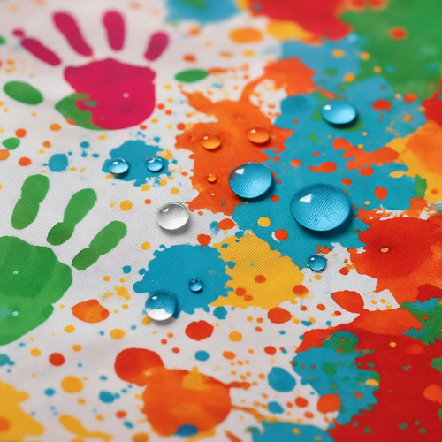 KRUZZEL Children's Waterproof Apron – For Painting, Cooking & Creative Fun (Ages 1–3) (WNDR26121) - Image 6