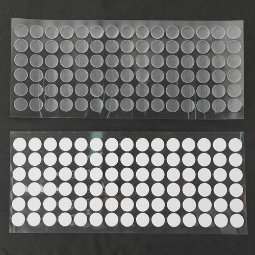 RUHHY Round Velcro Set – 18 mm Self-Adhesive Hook & Loop Fasteners - 500 pcs, White (WNDR25884) - Image 14