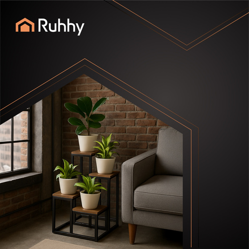 RUHHY 4-Tier Loft Standing Flower Stand – Elegance & Functionality in Vertical Design (WNDR25997) - Image 3