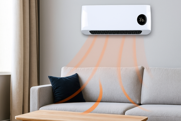 Alpina wall-mounted heater – with PTC ceramic heating element, 1000–2000 W (EDC) - Image 9