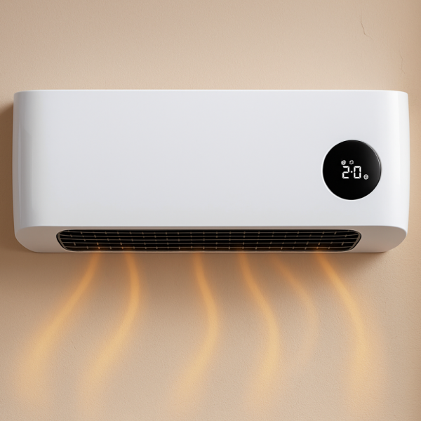 Alpina wall-mounted heater – with PTC ceramic heating element, 1000–2000 W (EDC)