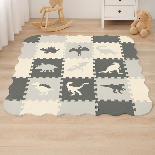 KRUZZEL Thick Foam Puzzle Mat – Safe, Fun, and Educational (WNDR25785) - Image 12
