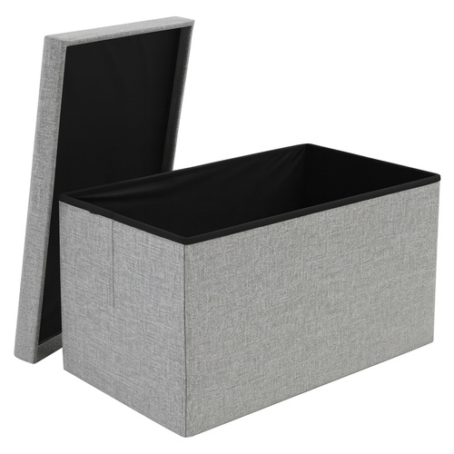 RUHHY Folding Pouf with Storage – XL Seat & Hidden Chest (WNDR25996) - Image 5