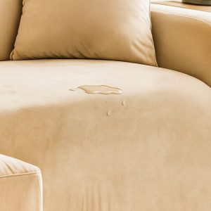 RUHHY Corner Sofa Cover – Beige Elastic Velvet - 145–185 cm (WNDR26031)