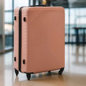 TRIZAND 3-Piece Travel Suitcase Set – Large, Medium & Small – Pink (WNDR26663)