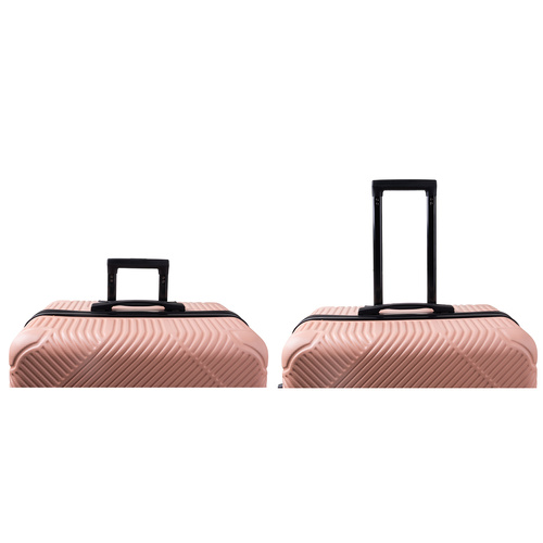 TRIZAND 3-Piece Travel Suitcase Set – Large, Medium & Small – Pink (WNDR26663) - Image 13