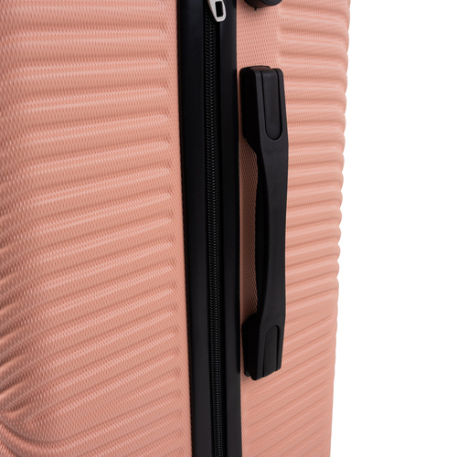 TRIZAND 3-Piece Travel Suitcase Set – Large, Medium & Small – Pink (WNDR26663) - Image 9