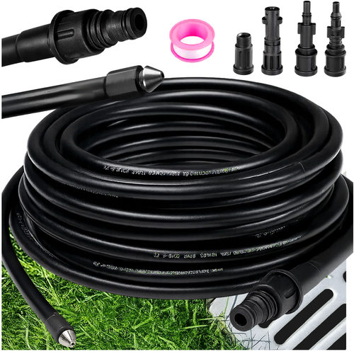 RUHHY Pipe & Surface Cleaning Hose – Power That Brings Back the Shine (WNDR26132)