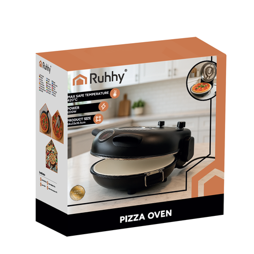 RUHHY Electric Pizza Oven with Accessories – Pizzeria Taste at Home (WNDR26050) - Image 16