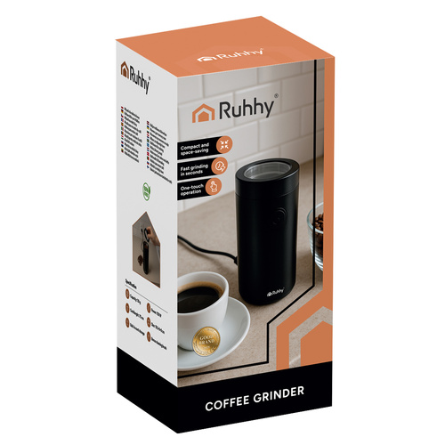 RUHHY Electric Coffee Grinder – Fresh Flavor at the Touch of a Button (WNDR26219) - Image 8