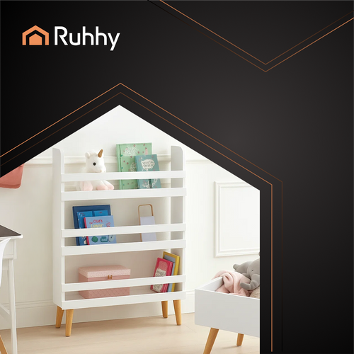 RUHHY Toy and Bookcase – 3-Shelf Standing Cabinet (WNDR26440) - Image 7