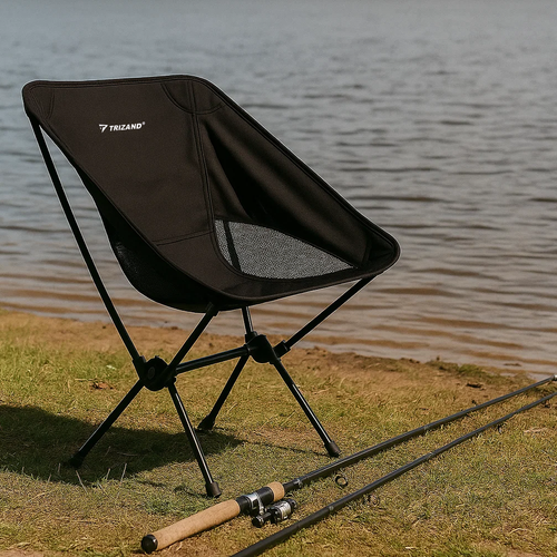TRIZAND Folding Camping Chair – Lightweight, Strong & Ready for Any Adventure (WNDR25074) - Image 3
