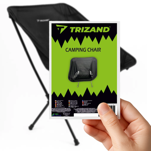 TRIZAND Folding Camping Chair – Lightweight, Strong & Ready for Any Adventure (WNDR25074) - Image 6
