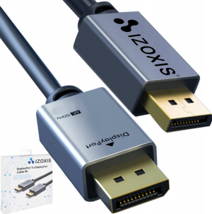 2m flack DisplayPort DP-to-DP Cable – For 4K 60Hz Ultra HD Displays (WNDR18930)
