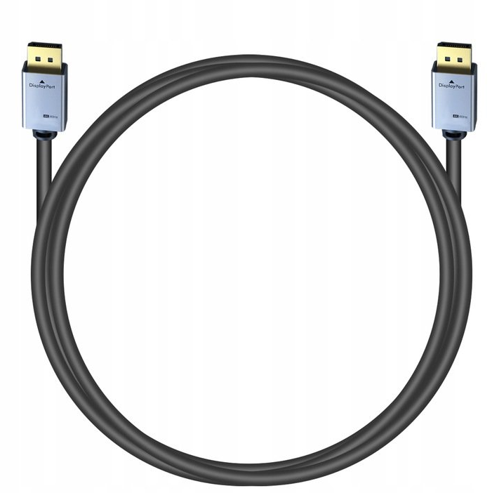 2m flack DisplayPort DP-to-DP Cable – For 4K 60Hz Ultra HD Displays (WNDR18930) - Image 3