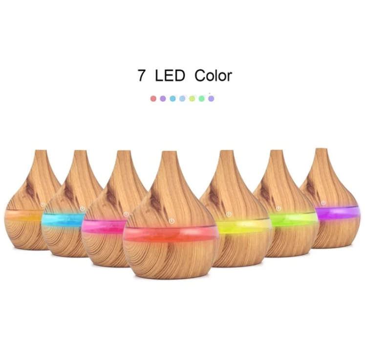 300 ml USB aromatherapy diffuser – humidifier with 7-color LED lighting and essential oils (WNDR10950) - Image 8