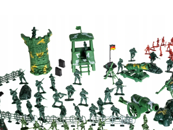 300-piece military base figure set – soldiers, vehicles, and accessories for kids (WNDR11524) - Image 6
