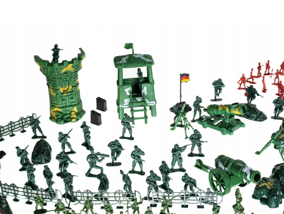 300-piece military base figure set – soldiers, vehicles, and accessories for kids (WNDR11524) - Image 6