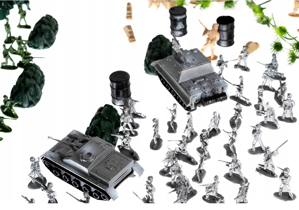 300-piece military base figure set – soldiers, vehicles, and accessories for kids (WNDR11524) - Image 8