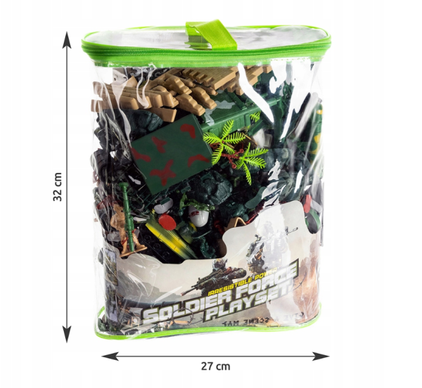 300-piece military base figure set – soldiers, vehicles, and accessories for kids (WNDR11524) - Image 4