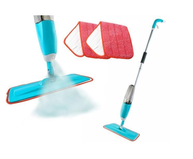 360° rotating spray mop set – with built-In liquid dispenser and spare cleaning pad for efficient floor cleaning (WNDR9539) - Image 7