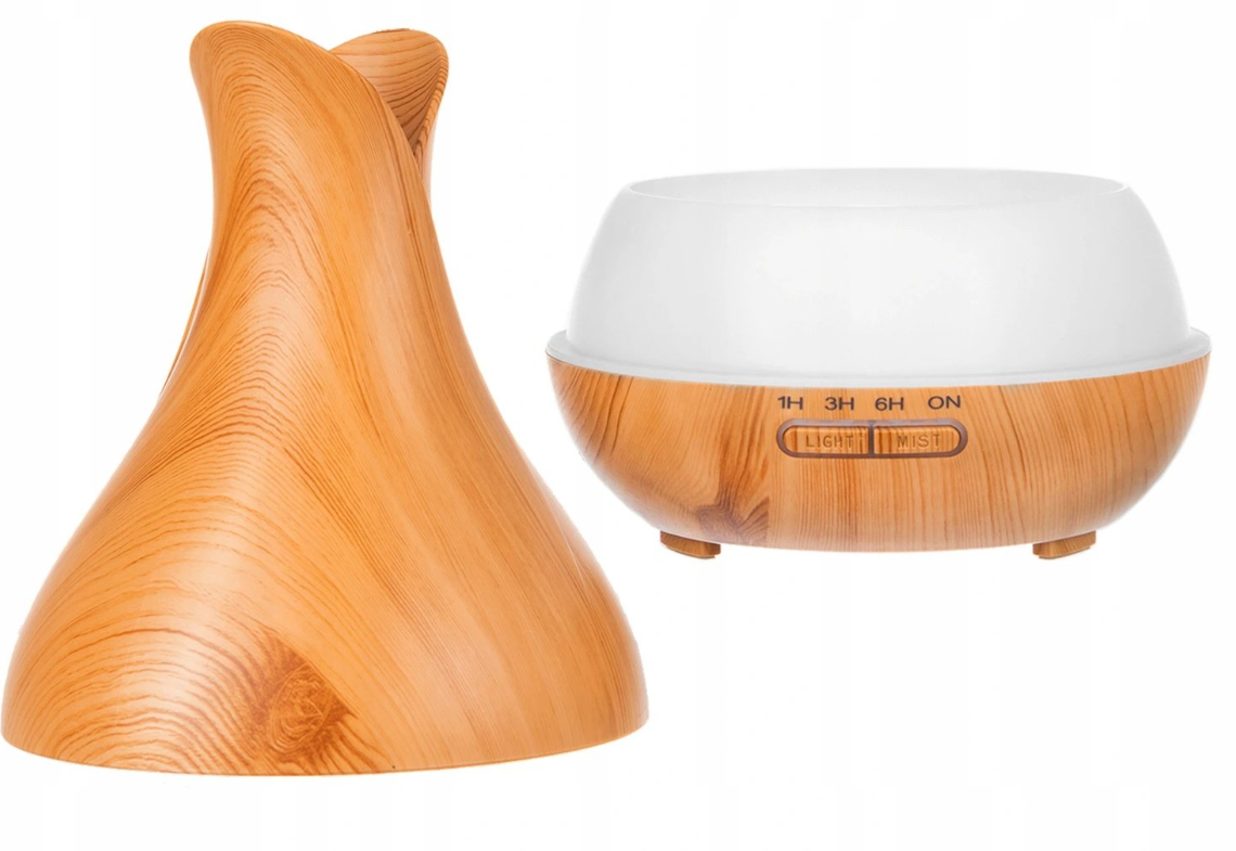 400 ml light brown humidifier with remote control – ultrasonic aroma and air humidifier (WNDR16483) - Image 6