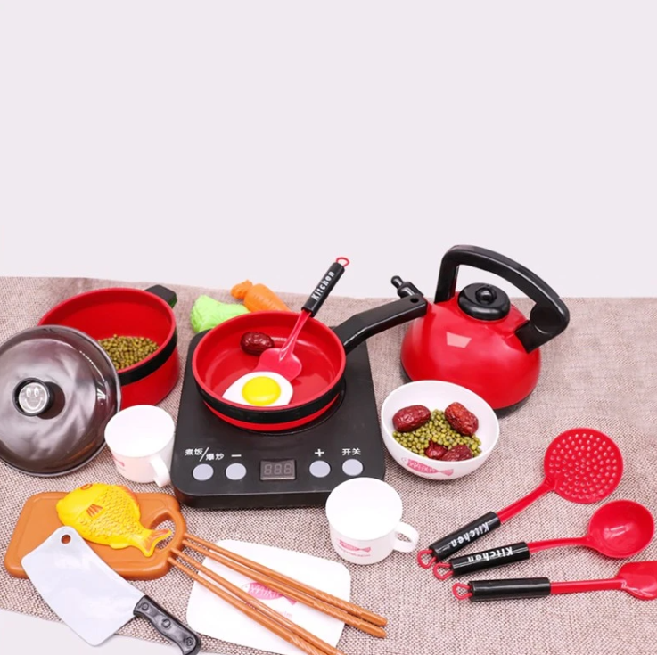 44-piece kids’ play kitchen set – stylish and interactive cooking set for little chefs (WNDR11246) - Image 7