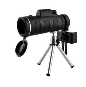 50x zoom monocular telescope – high-resolution outdoor spotting scope for smartphone, birdwatching, and nature observation (WNDR7883)