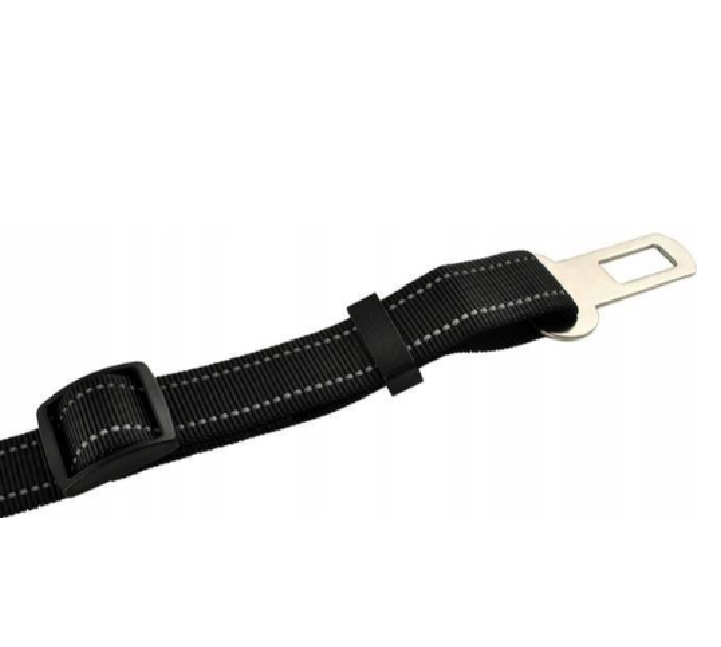 Adjustable black elastic dog leash for cars – safe and flexible pet restraint for travel (WNDR6230) - Image 4