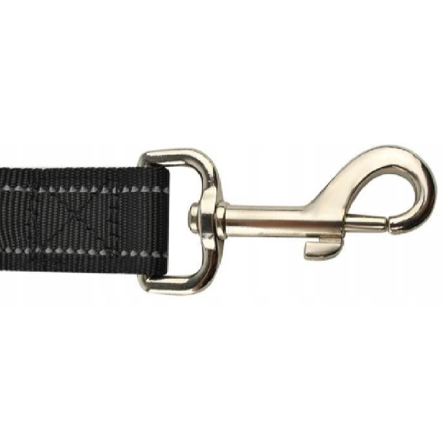 Adjustable black elastic dog leash for cars – safe and flexible pet restraint for travel (WNDR6230) - Image 5