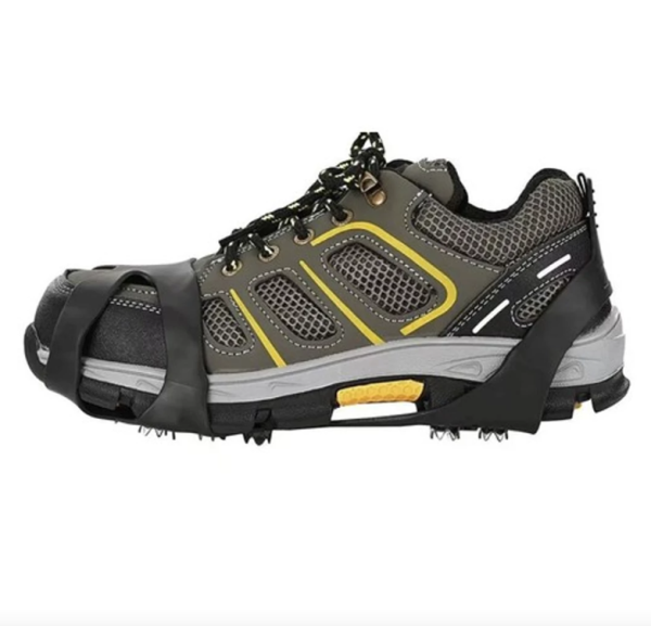 Anti-slip elastic rubber shoe covers – spiked traction for mountain hiking and winter trekking XL (WNDR24735) - Image 4