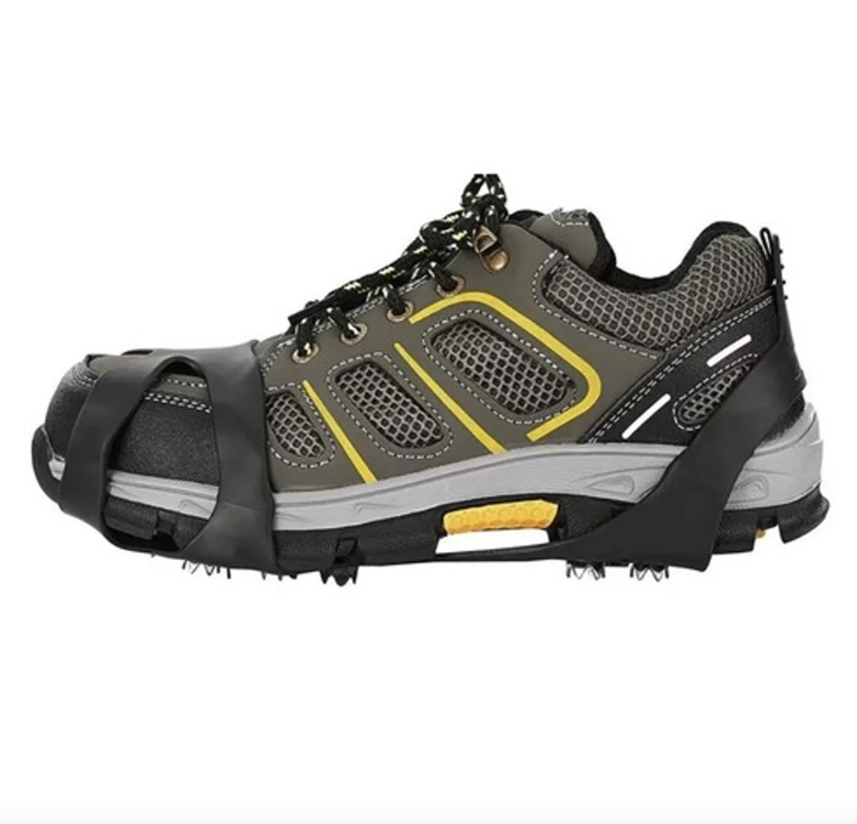 Anti-slip elastic rubber shoe covers – spiked traction for mountain hiking and winter trekking XL (WNDR24735) - Image 4