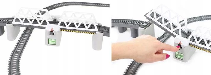 Battery-powered pendolino train set – large 9m track, toy train for kids (WNDR9448) - Image 5