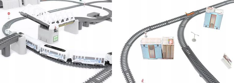 Battery-powered pendolino train set – large 9m track, toy train for kids (WNDR9448) - Image 7