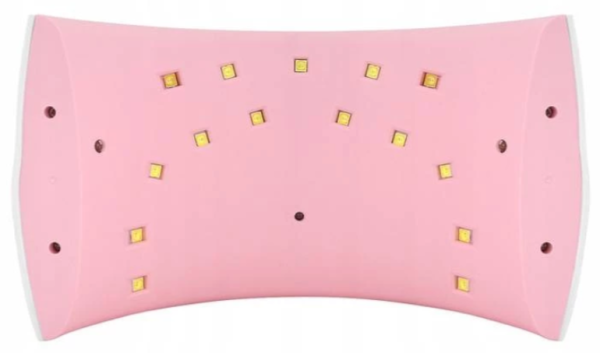 Beautylushh sun 9S UV/LED nail lamp – 15 LEDs, 24W, white with practical clips (WNDR8865) - Image 3