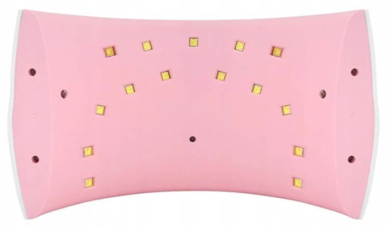 Beautylushh sun 9S UV/LED nail lamp – 15 LEDs, 24W, white with practical clips (WNDR8865) - Image 3
