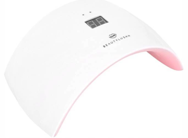 Beautylushh sun 9S UV/LED nail lamp – 15 LEDs, 24W, white with practical clips (WNDR8865) - Image 5