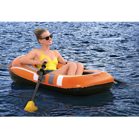 Bestway Kondor 1000 inflatable boat set – 2 oars, 155 x 97 cm, ideal for touring and fishing (WNDR61078) - Image 2