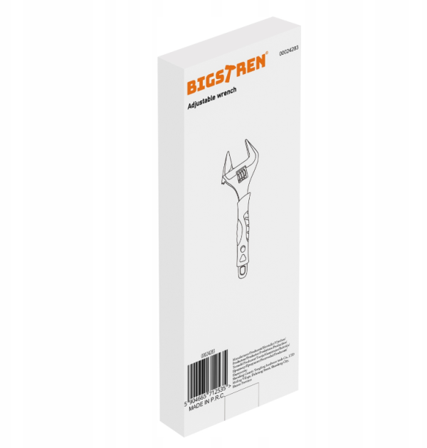 Bigstern adjustable wrench 0–35 mm – universal steel spanner for bolts and nuts (WNDR24283) - Image 4